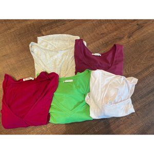 Women’s Bundle of (5) K.Jordan jersey knit TShirts Size 1X